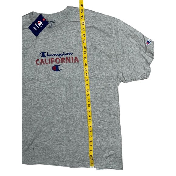 Champion California Crewneck Short Sleeve Casual T Shirt Sz XL Mens Gray - Picture 11 of 11